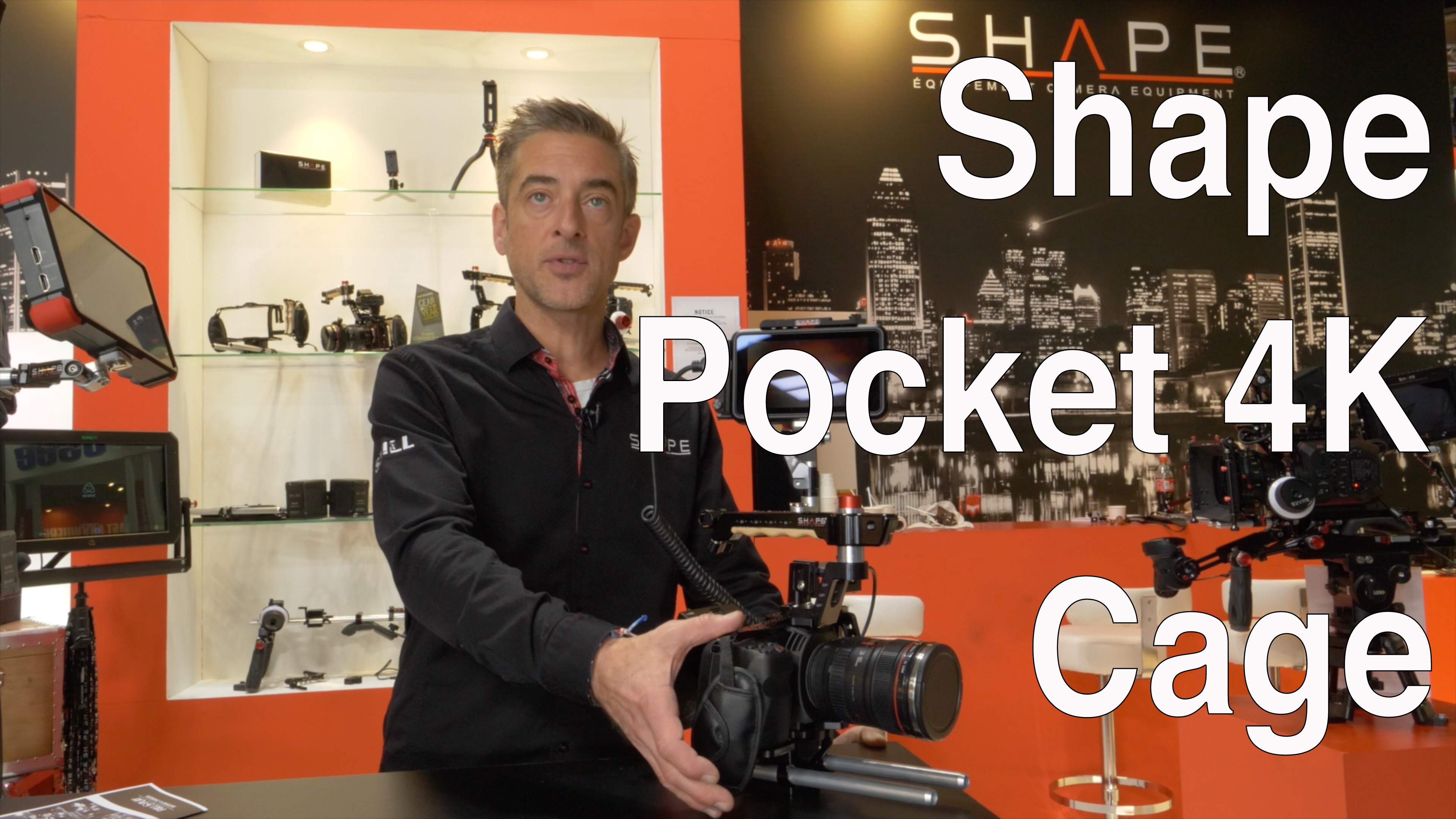 Video interview: Shape: Blackmagic Pocket 4K Cage incl. Metabones and SSD support // IBC 2018 