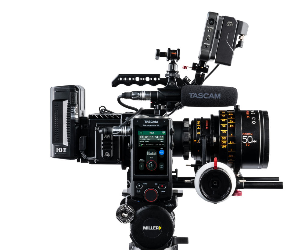 Tascam and Atomos: Wireless synchronization for Portacapture X8 audio recorder