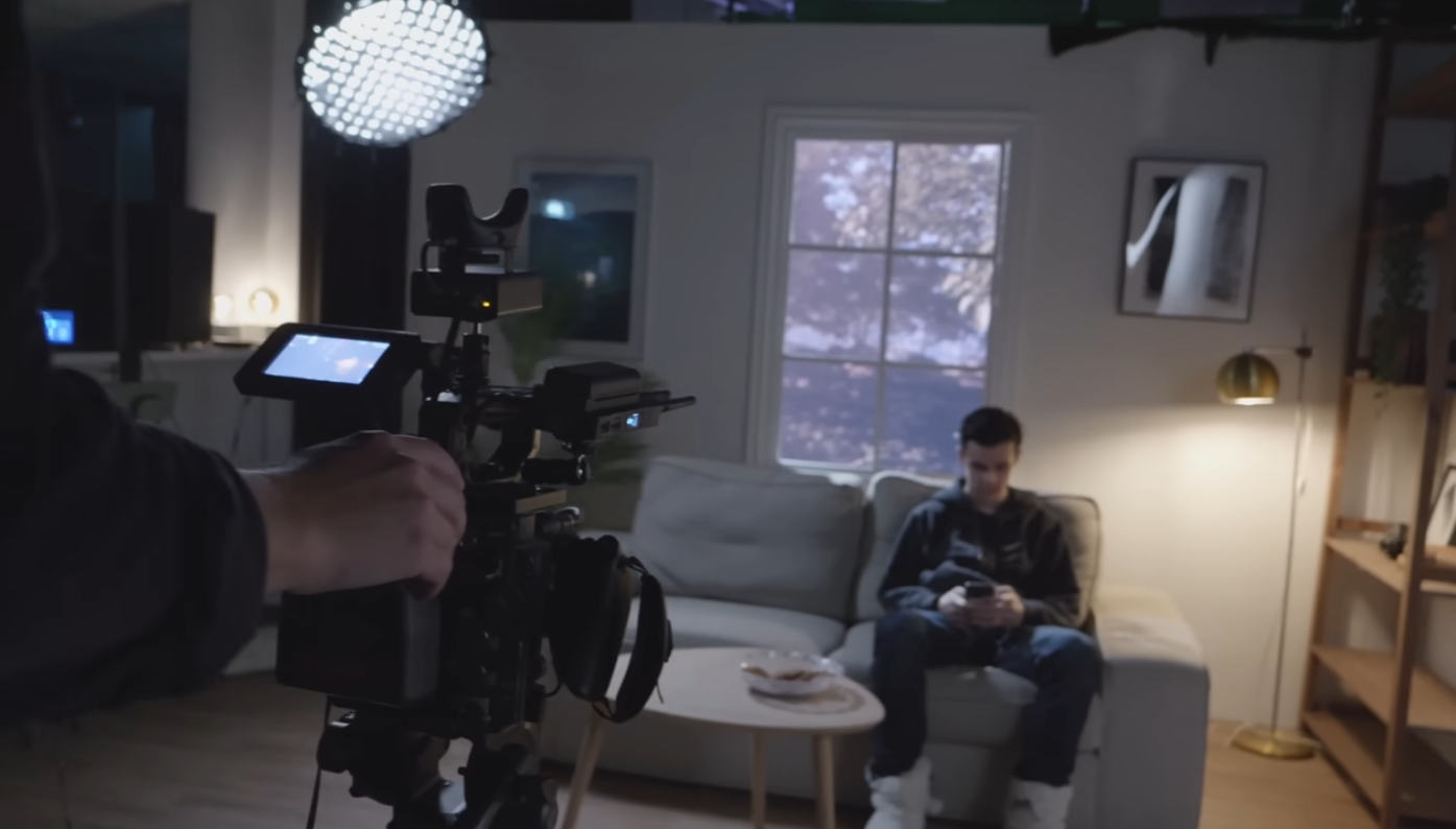 Home-made virtual film studio: a little test