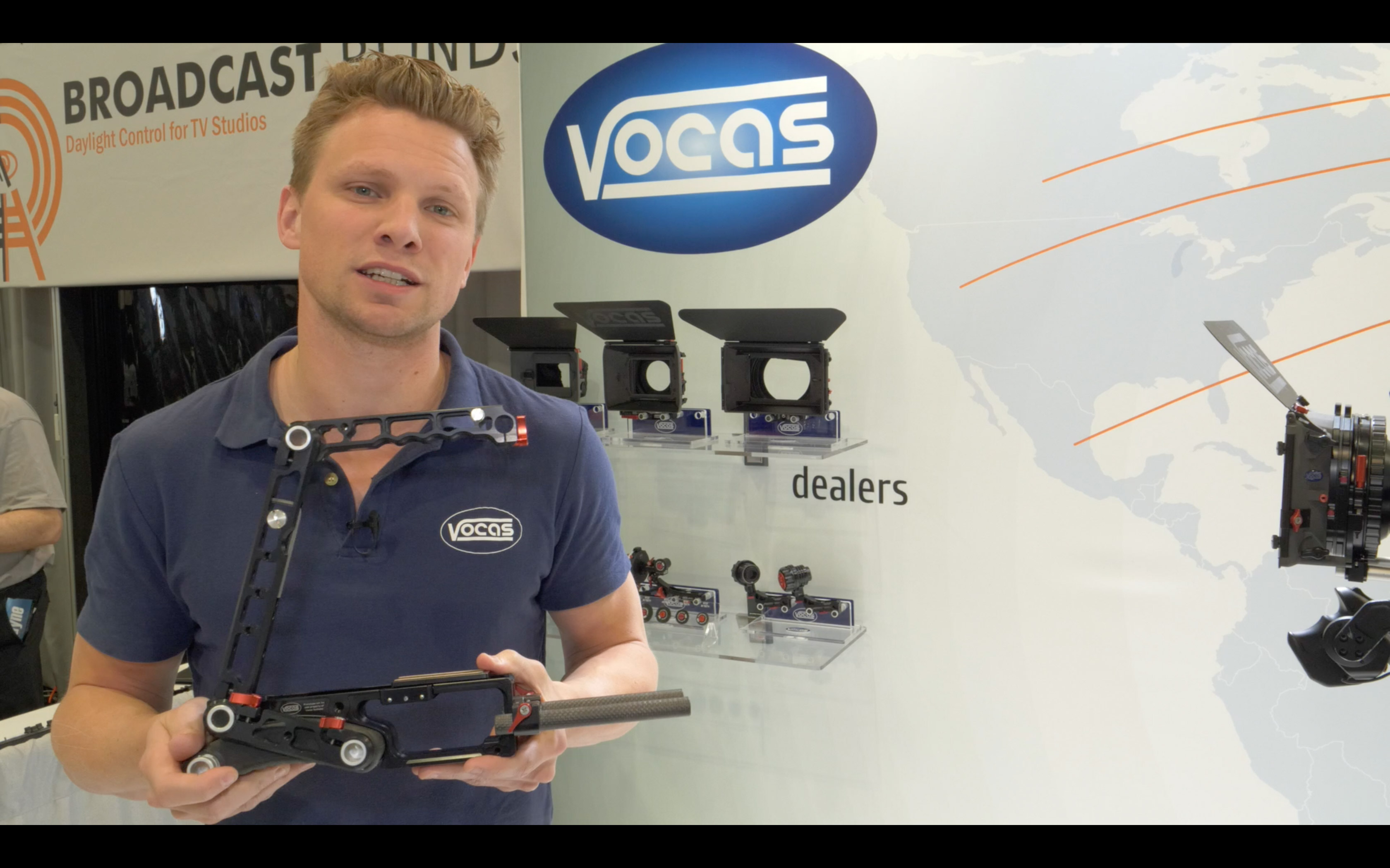 Interviewclip: Vocas Flexible Camera Rig for Canon C200, EVA1, GH5 uva.