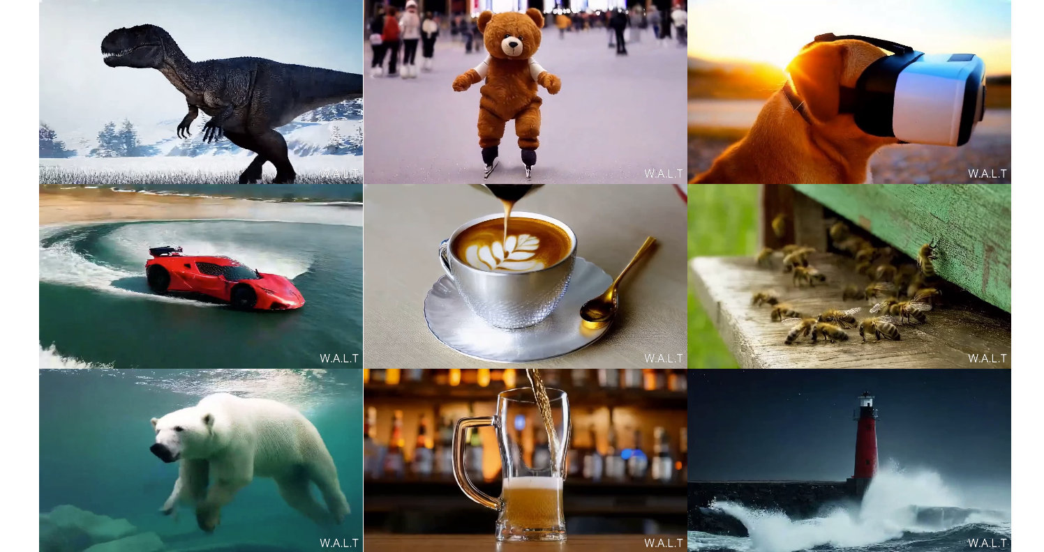 Slashcam News : W.A.L.T. - Google shows new AI video model with very ...