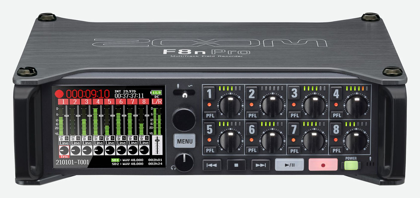 Zoom introduces F8N Pro field recorder with 32bit Float and dual AD-converter