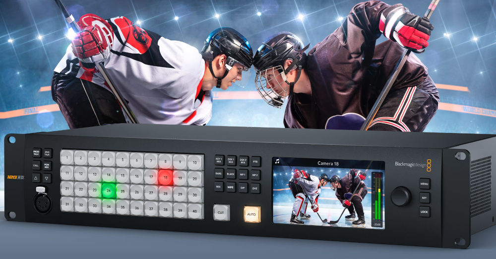 Blackmagic announces new ATEM 4 M/E Constellation 4K: 40 x 12G SDI inputs