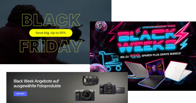 Even more Black Friday 2023 deals for photo+video - Part 2 with Sony, Smallrig, MSI, WD, TopazAI and more