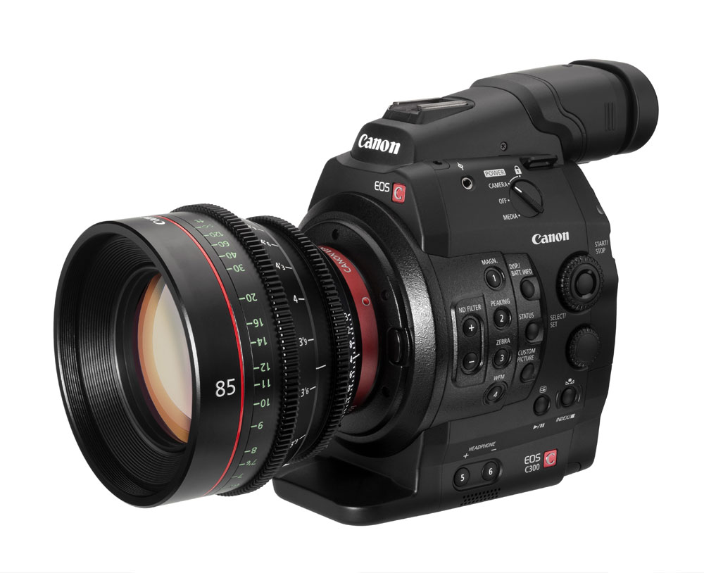 Canon EOS C300 Cinema camcorder footage