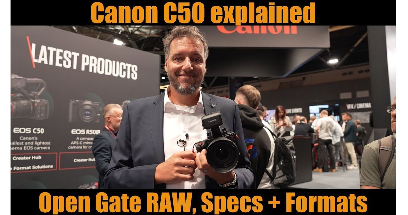 The Canon EOS C50 explained - 7K RAW, 120p 4K and Open Gate