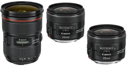 Three new lenses from Canon EF