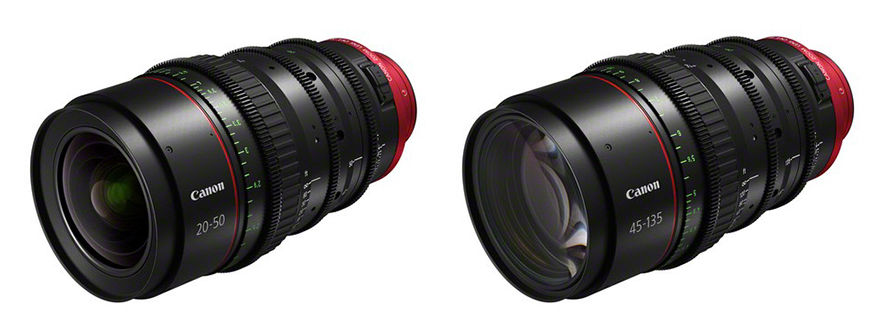 Canon's first full-frame cine zooms cover 20-50mm and 45-135mm focal lengths