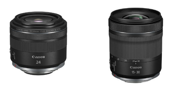 Canon announces wide angel macro and zoom lens for RF 