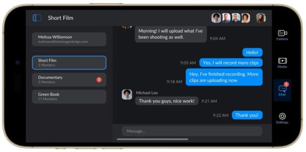 Blackmagic-Camera-App-Chat