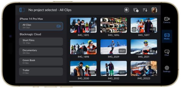 Blackmagic-Camera-App-Media