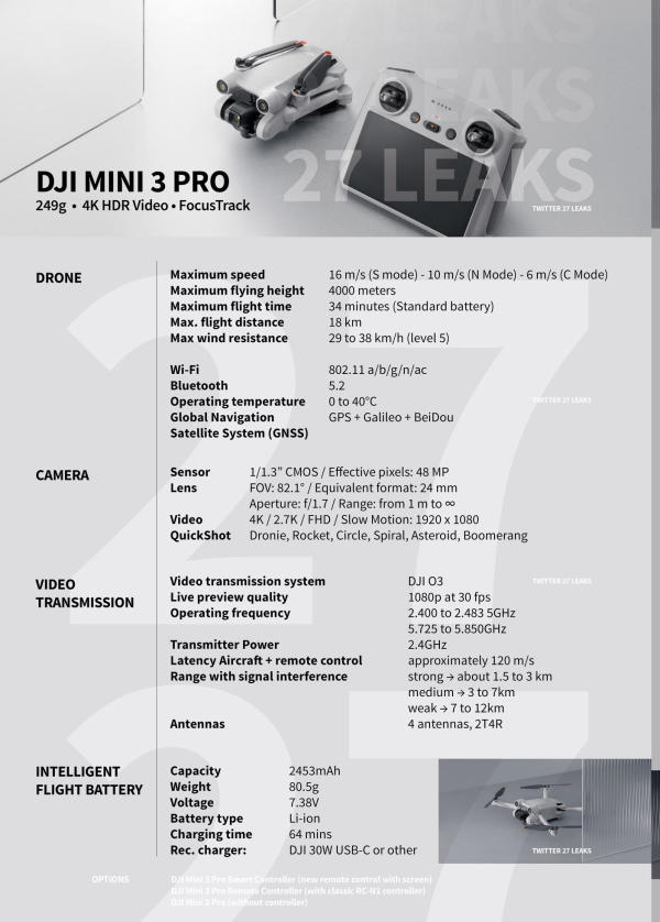 DJI-Mini-3-Pro-Specs