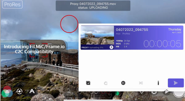 Filmic-Pro-Uploading
