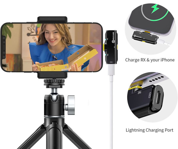 Hollyland-Lark-C1-charging