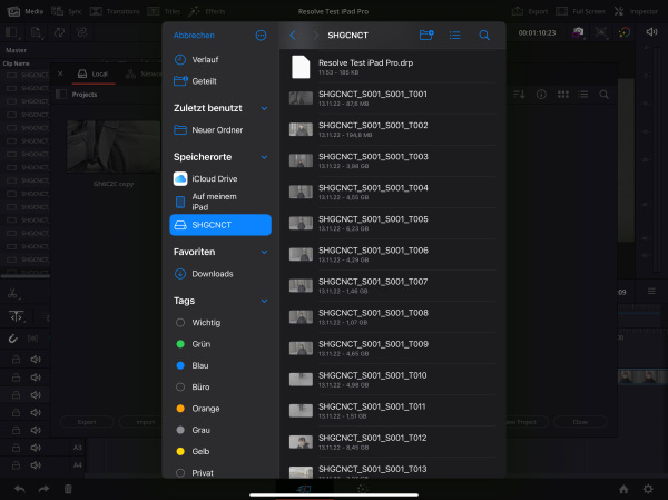 IMportresolveipad