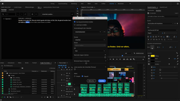 adobe premiere cs6 transcription