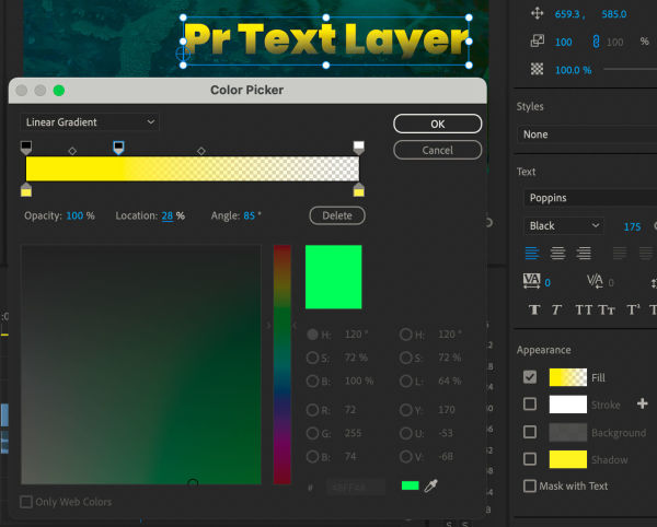 PremiereProTextGradient