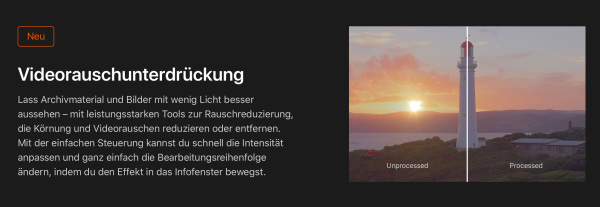 Rauschunterdrueckung