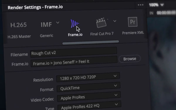 frameio integrations frameio integrations
