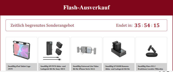SmallRig-Flash-Ausverkauf