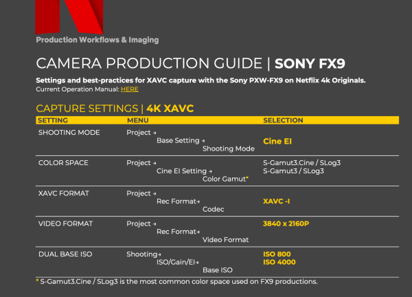 SonyFX9_Netflix