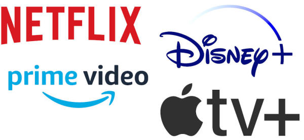 Streaming-Dienste-Logos