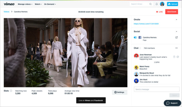 Vimeo-Simulcast