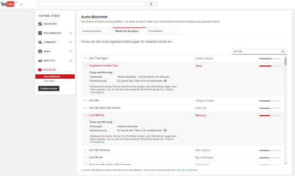 YouTube-Audio