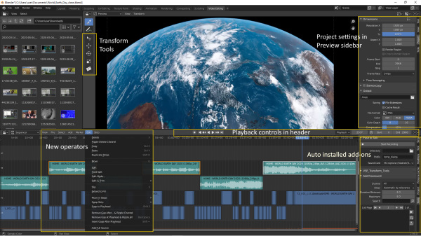 Slashcam News : Detailed online tutorial for Blender Video Sequence 3.0 (VSE)