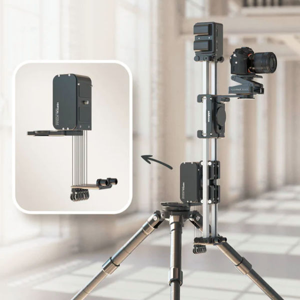 Slashcam News : Vertical module for tilted camera movements with