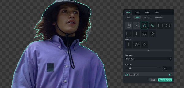 filmora13_AI_smartmask