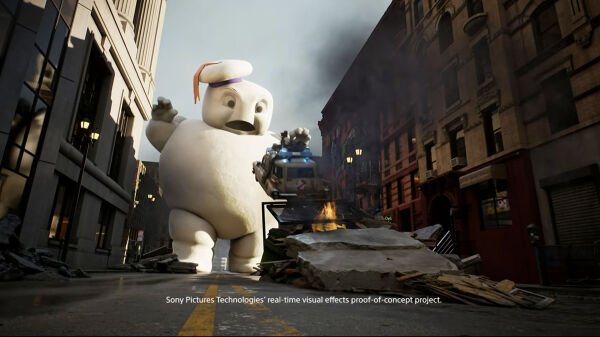 Ghostbusters VFXTestprojekt EchtzeitDreh mit virtueller Kamera in