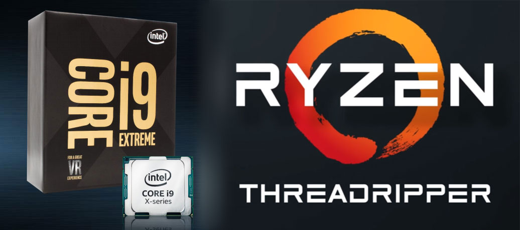 CPU trends for editing computers - Core i9 vs. thread Ripper