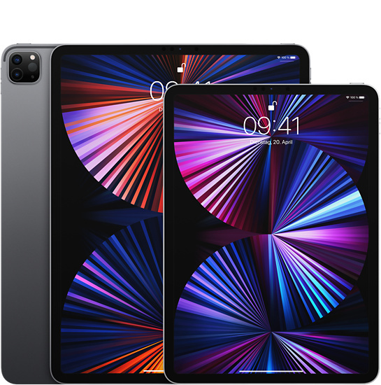 Neue Apple iPad Pros mit M1, Thunderbolt 4 und MiniLED Display mit