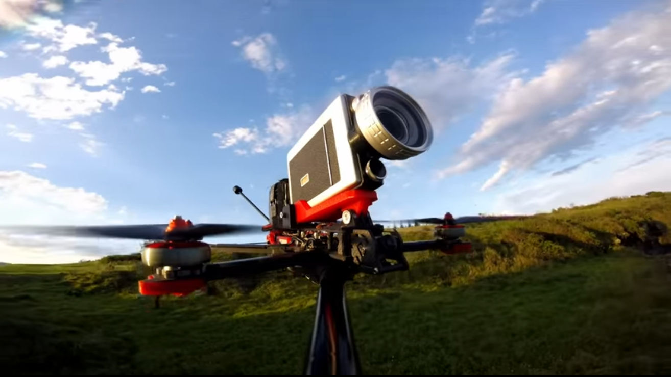 Filming with Super-8 from the drone - the sky is the limit