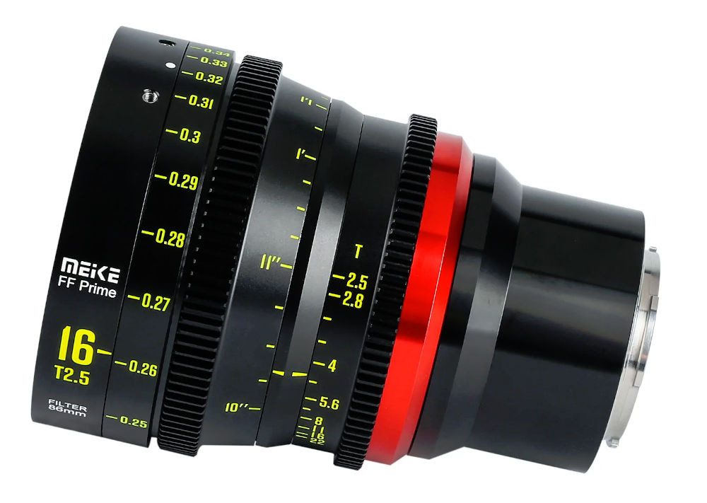Meike announces 16mm T2.5 cine lens for full frame 