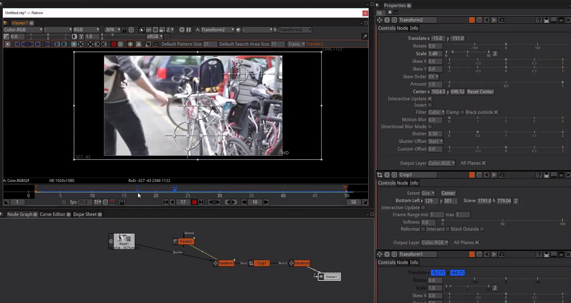 20 video tutorials about Natron, the free compositing program