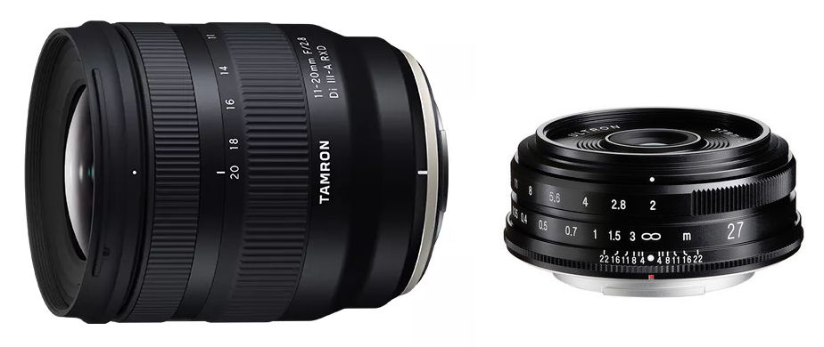 New Fuji-X lenses: Voigtländer Ultron 27mm f2.0 and Tamron 11-20mm F/2.8