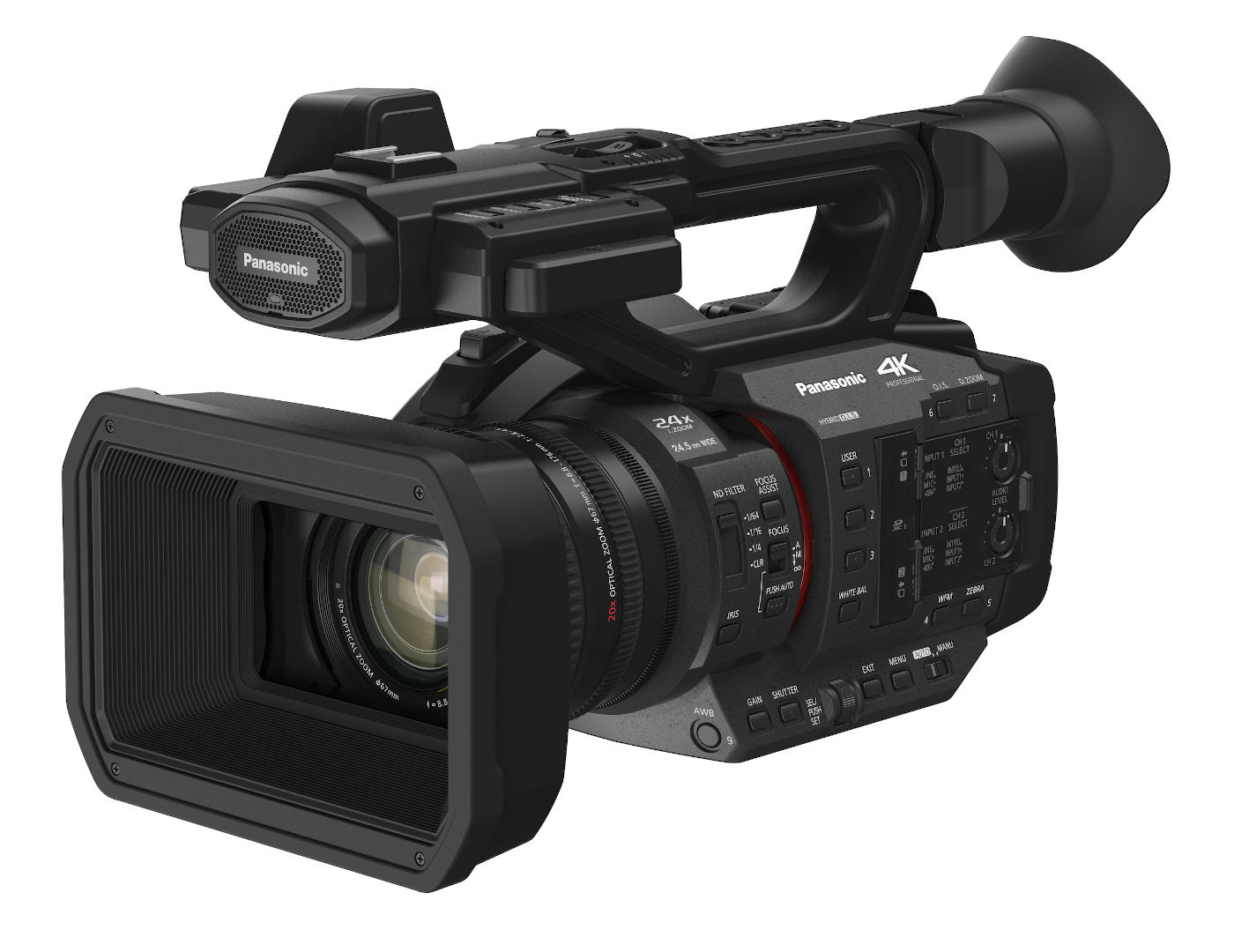 Kartofler skrædder Forsendelse Slashcam News : Panasonic introduces HC-X2 /-X20 professional 10bit 4K  camcorders