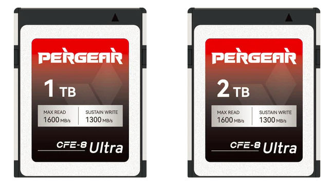 New, faster 1TB / 2TB CFexpress Typ B Ultra cards from Pergear