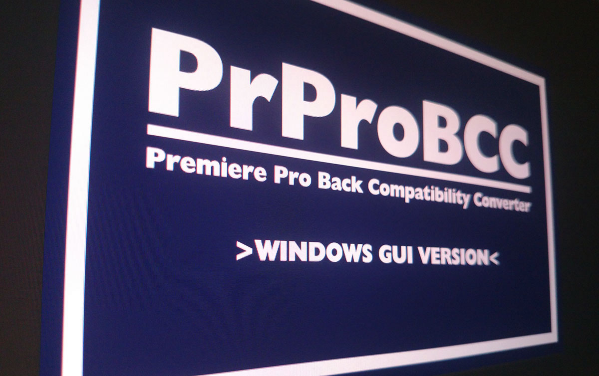From Premiere to SpeedGrade - PrProBCC Converter