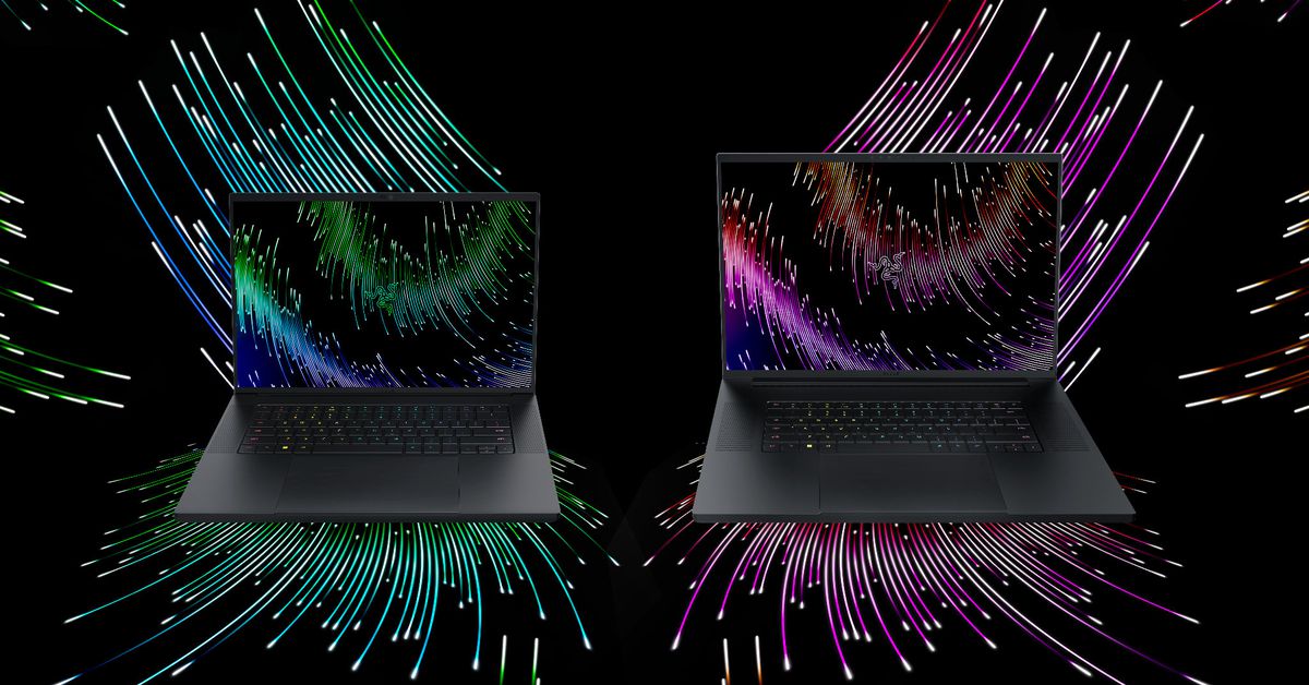 New Razer Blade 16 notebook: Dual-mode mini LED display with native FullHD and 4K.