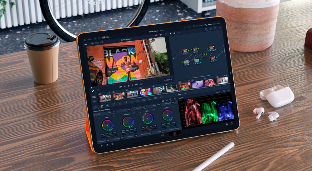 Blackmagic Davinci Resolve for iPad - More details as well as prices and availability