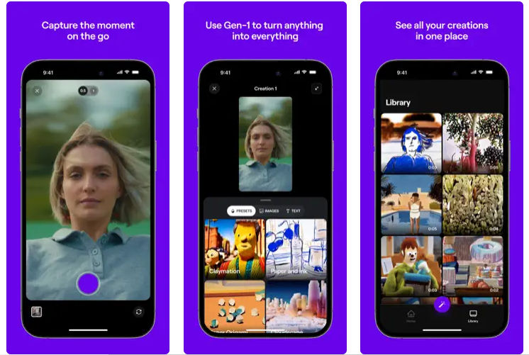 Runway Gen-1 for iOS: Create AI videos easily on your phone