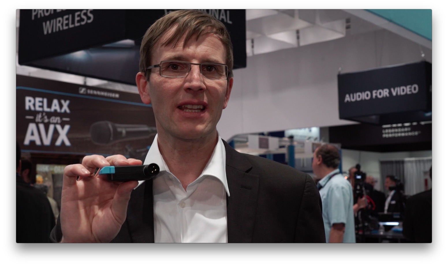 Fair Video: Sennheiser Digital AVX spark gap // NAB 2015