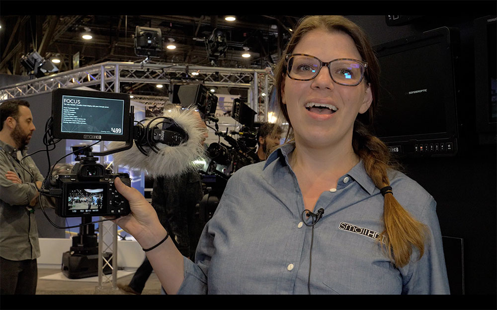 Fairvideo: SmallHD 5 "FOCUS Monitor: Waveform, LUTs, Mounting // NAB 2017
