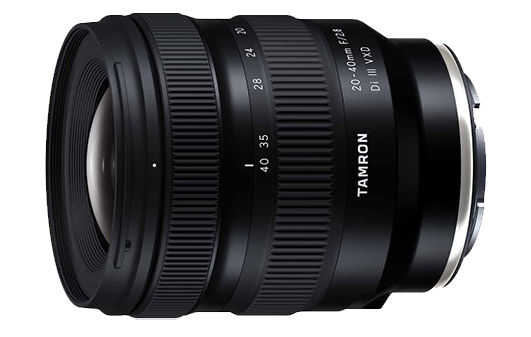 Tamron announces 20-40mm F/2.8 Di III VXD full-frame zoom lens