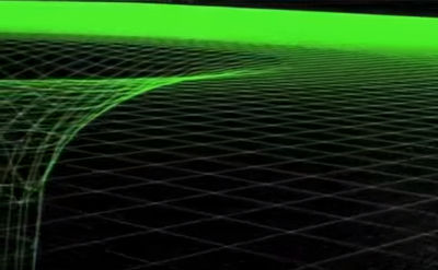 First picture of a black hole on the horizon?