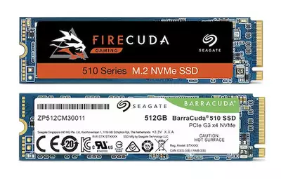 Seagate Firecuda 510 und Barracuda 510 