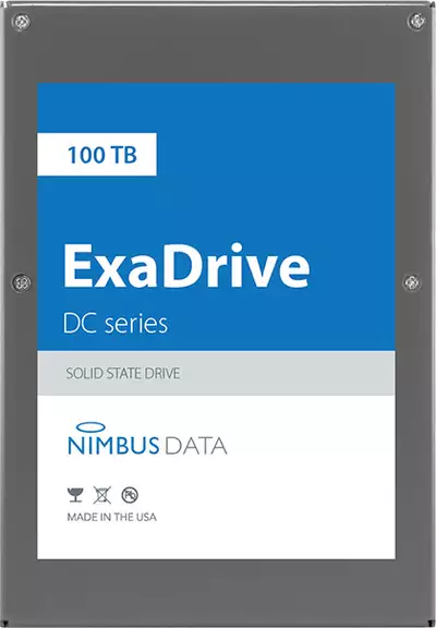 Nimbus ExaDrive DC100 SSD mit 100 TB 